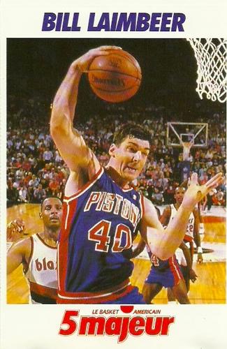 1991-93 5 Majeur Magazine France #NNO Bill Laimbeer Front