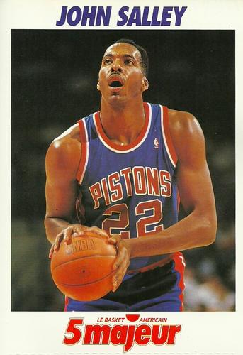 1991-93 5 Majeur Magazine France #NNO John Salley Front