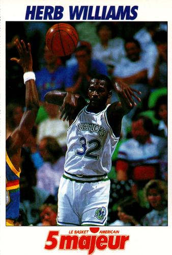 1991-93 5 Majeur Magazine France #NNO Herb Williams Front