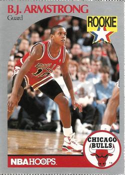 1990 Hoops Team Night Chicago Bulls #NNO B.J. Armstrong Front
