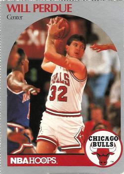 1990 Hoops Team Night Chicago Bulls #NNO Will Perdue Front