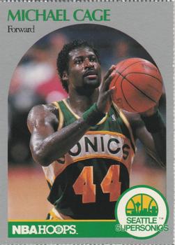 1990 Hoops Team Night Seattle SuperSonics #NNO Michael Cage Front