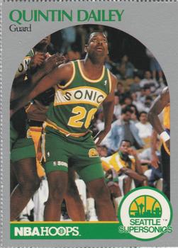 1990 Hoops Team Night Seattle SuperSonics #NNO Quintin Dailey Front