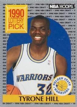 1990 Hoops Team Night Golden State Warriors #NNO Tyrone Hill Front