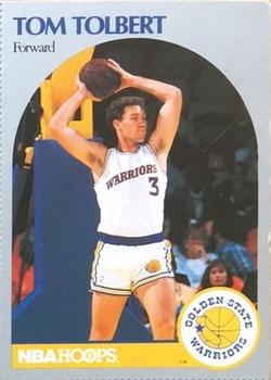 1990 Hoops Team Night Golden State Warriors #NNO Tom Tolbert Front