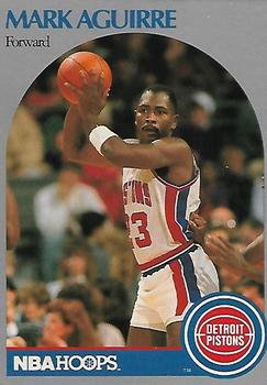1990 Hoops Team Night Detroit Pistons #NNO Mark Aguirre Front