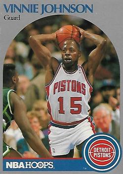 1990 Hoops Team Night Detroit Pistons #NNO Vinnie Johnson Front