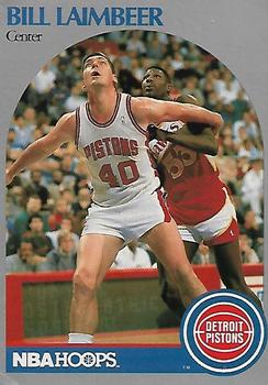 1990 Hoops Team Night Detroit Pistons #NNO Bill Laimbeer Front
