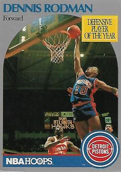 1990 Hoops Team Night Detroit Pistons #NNO Dennis Rodman Front