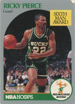 1990 Hoops Team Night Milwaukee Bucks #NNO Ricky Pierce Front