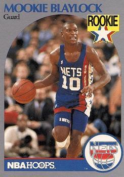 1990 Hoops Team Night New Jersey Nets #NNO Mookie Blaylock Front