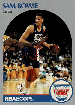 1990 Hoops Team Night New Jersey Nets #NNO Sam Bowie Front