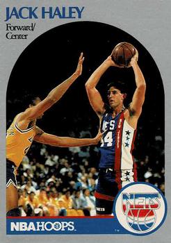 1990 Hoops Team Night New Jersey Nets #NNO Jack Haley Front