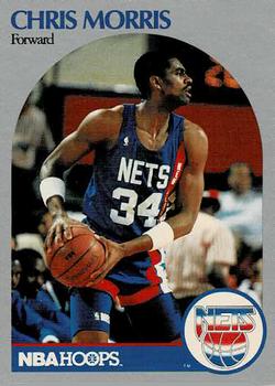 1990 Hoops Team Night New Jersey Nets #NNO Chris Morris Front