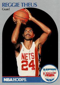 1990 Hoops Team Night New Jersey Nets #NNO Reggie Theus Front