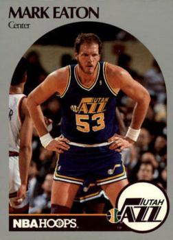 1990 Hoops Team Night Utah Jazz #NNO Mark Eaton Front