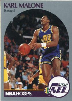 1990 Hoops Team Night Utah Jazz #NNO Karl Malone Front