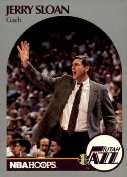 1990 Hoops Team Night Utah Jazz #NNO Jerry Sloan Front