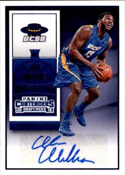 2015 Panini Contenders Draft Picks - College Draft Ticket Autographs Blue Foil #102 Alan Williams Front