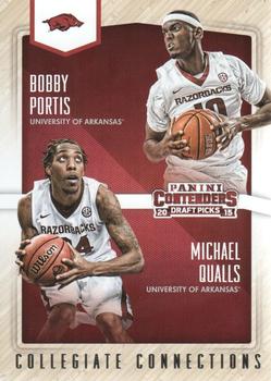 2015 Panini Contenders Draft Picks - Collegiate Connections #2 Bobby Portis / Michael Qualls Front