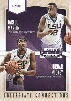 2015 Panini Contenders Draft Picks - Collegiate Connections #13 Jarell Martin / Jordan Mickey Front