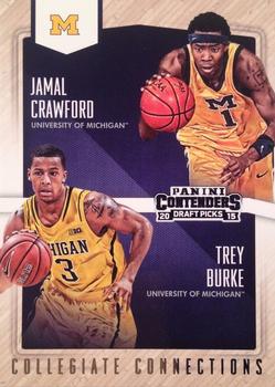 2015 Panini Contenders Draft Picks - Collegiate Connections #16 Jamal Crawford / Trey Burke Front