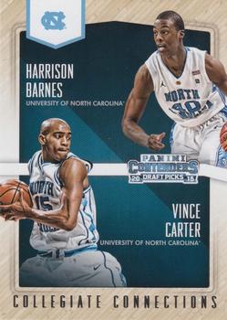 2015 Panini Contenders Draft Picks - Collegiate Connections #17 Harrison Barnes / Vince Carter Front