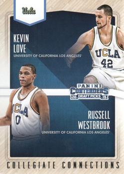 2015 Panini Contenders Draft Picks - Collegiate Connections #22 Kevin Love / Russell Westbrook Front