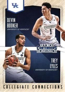 2015 Panini Contenders Draft Picks - Collegiate Connections #11 Devin Booker / Trey Lyles Front
