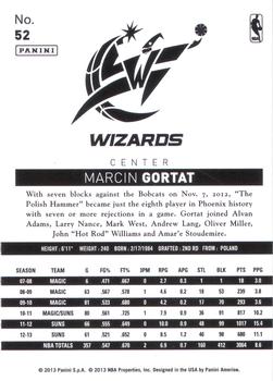 2013-14 Panini NBA (International) #52 Marcin Gortat Back