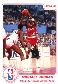 1997 1985 Star LAST 11 R.O.Y. Red Border (Unlicensed) #1 Michael Jordan Front
