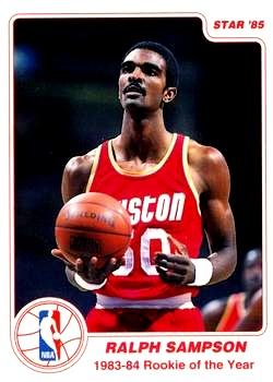 1997 1985 Star LAST 11 R.O.Y. Red Border (Unlicensed) #2 Ralph Sampson Front