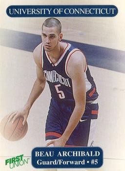 1998-99 Connecticut Huskies #NNO Beau Archibald Front