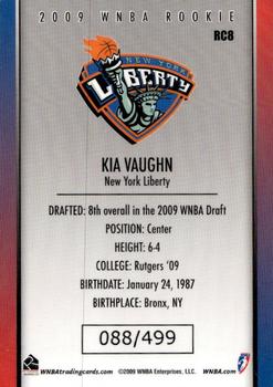 2009 Rittenhouse WNBA Series 2 #RC8 Kia Vaughn Back