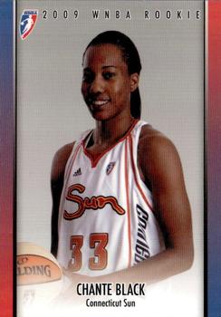 2009 Rittenhouse WNBA Series 2 #RC10 Chante Black Front