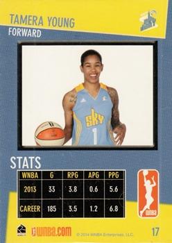 2014 Rittenhouse WNBA #17 Tamera Young Back