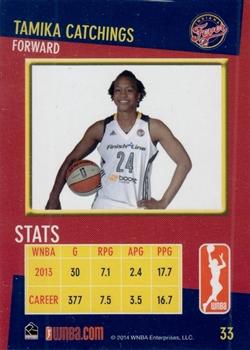 2014 Rittenhouse WNBA #33 Tamika Catchings Back