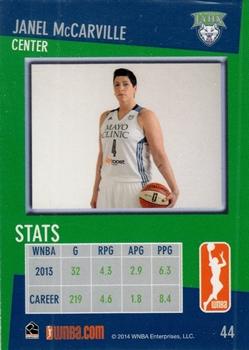 2014 Rittenhouse WNBA #44 Janel McCarville Back