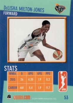 2014 Rittenhouse WNBA #53 Delisha Milton-Jones Back