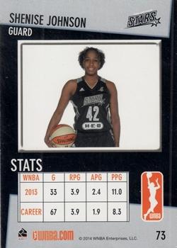 2014 Rittenhouse WNBA #73 Shenise Johnson Back