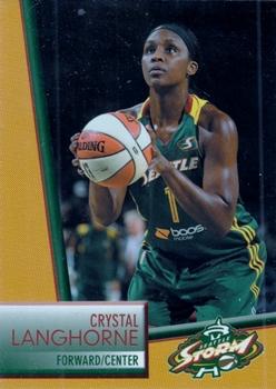 2014 Rittenhouse WNBA #78 Crystal Langhorne Front