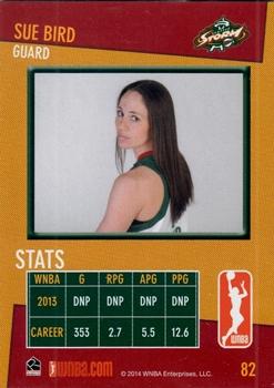 2014 Rittenhouse WNBA #82 Sue Bird Back