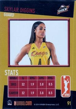 2014 Rittenhouse WNBA #91 Skylar Diggins Back