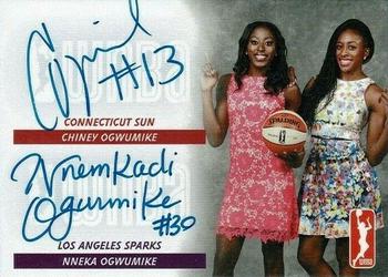 2014 Rittenhouse WNBA #NNO Chiney Ogwumike / Nneka Ogwumike Front