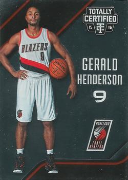 2015-16 Panini Totally Certified #14 Gerald Henderson Front