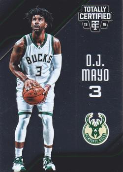 2015-16 Panini Totally Certified #15 O.J. Mayo Front
