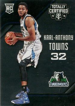 2015-16 Panini Totally Certified #168 Karl-Anthony Towns Front