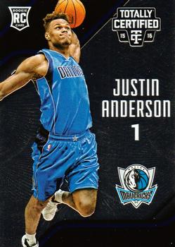 2015-16 Panini Totally Certified #169 Justin Anderson Front
