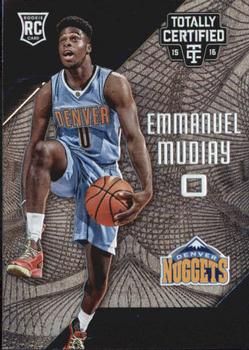 2015-16 Panini Totally Certified #190 Emmanuel Mudiay Front