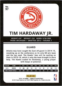 2015-16 Panini Complete #97 Tim Hardaway Jr. Back